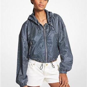 Michael Kors Blue Bomber Jacket